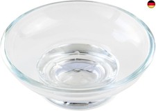 YOSSEE Seifenschale aus Glas ? Ersatz-Seifenschale ? Dickes, klares Glas ?