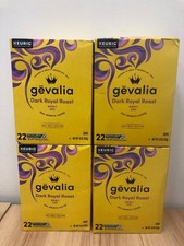 Gevalia Dark Royal Roast K  Cup Coffee 88 Pods 4 Pack of 22 BB 11/26 and 01/27