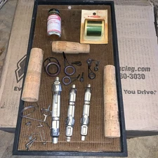Vintage Fishing Rod Building Supplies  3 Kits ? Gudebrod /FK
