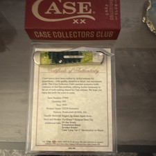 Case XX RussLock Green Apple Bone only 200 made !!!