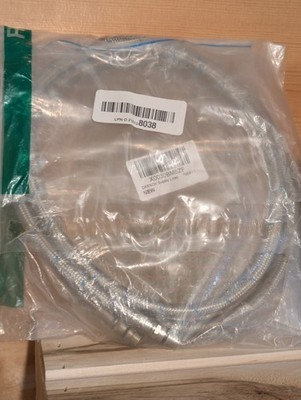Darnok 32-Inch Faucet Supply Hose 3/8-Inch Female x M10 Male 2Pc Red/Blue stripe
