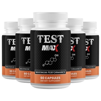(5 Pack) TestMax Advanced Pills, Test Max Performance Supplement (300 Capsules)