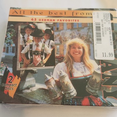 New Sealed All The Best From Germany 2x CD Set   43 German Favorite Songs 