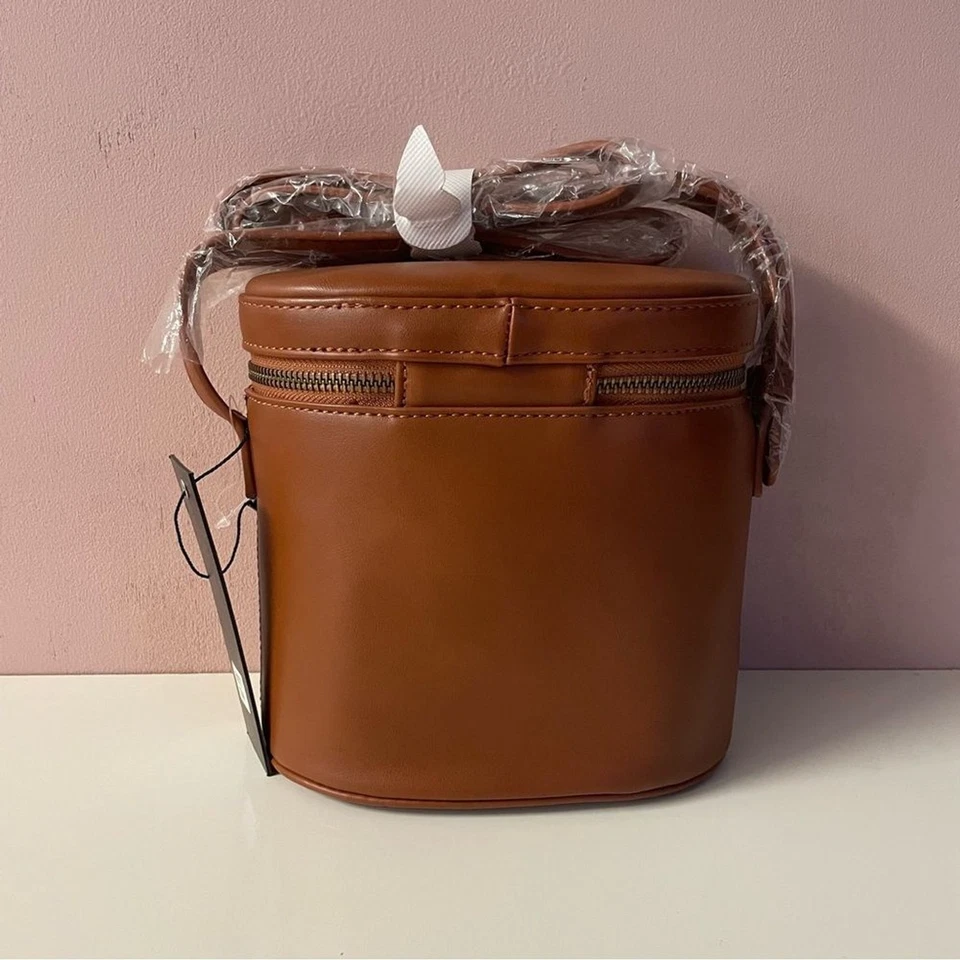 Bolso Cubo Street Level Imitación Pelo Marrón Imitación Cuero y Estampado de Guepardo Tostado Nuevo con Etiquetas Foto 2 de 4