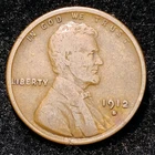 1912 S ~ LINCOLN WHEAT CENT ~ CH VG