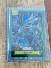 2024 Topps Marvel Chrome Lizard 01/99 Alpha First On Print (Green Color Match)