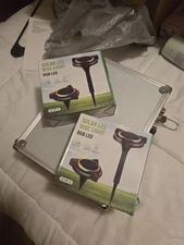 Solar Disk Path Lights Set Of 2