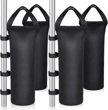 4 Packs Sandbags Weight Bags, 112 LBS Large Sandbags for Weight, Cylindrical Hea