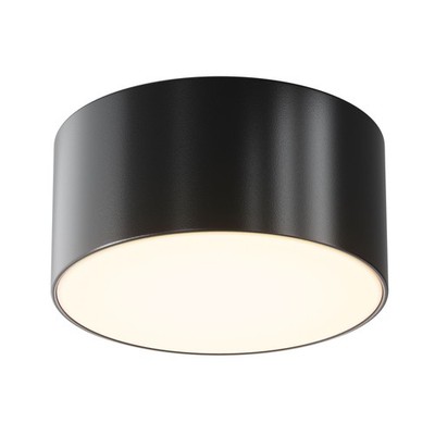 LED Deckenleuchte außen rund Ø 12 cm IP65 3000 K Schwarz Lampe Veranda Eingang
