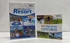 Wii Sports & Wii Sports Resort - Nintendo Wii (CIB)