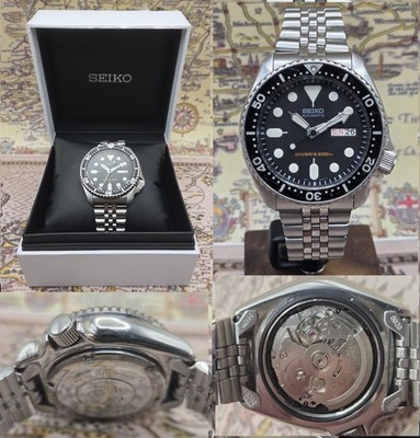 Seiko Automatik Herrenuhr SKX007 Scuba Divers 200M 7S26-0020 c.Oktober 1998 BOX