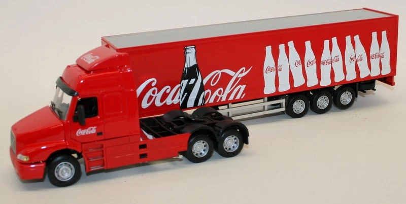 Oxford 1/50 Scale Diecast Truck CR043CC - Volvo NH12 & Fridge Trailer Coca Cola - Image 3 of 4