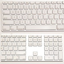 one white keycap from an Apple A1243 keyboard choose from list