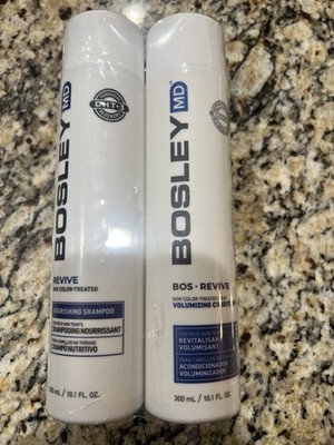 Bosley MD Nourishing Shampoo & Volumizing Conditioner 10.1 fl oz  Non-Color Hair