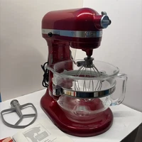 KitchenAid Pro 600 Design 6 Qt Bowl Lift Stand Mixer Candy Apple Red KF26M2CCA