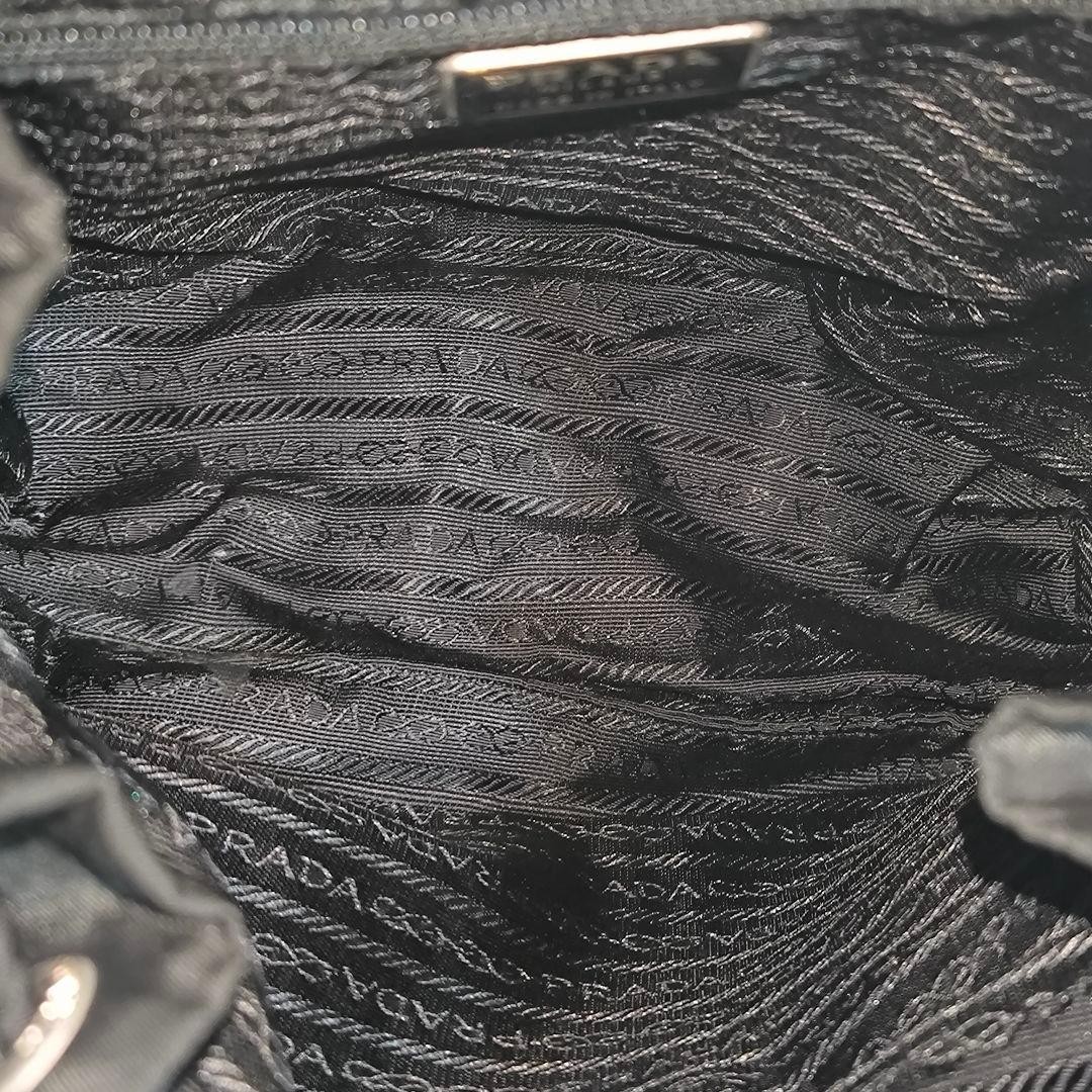 PRADA Mini Nylon Backpack Black Adjustable Strap … - image 13