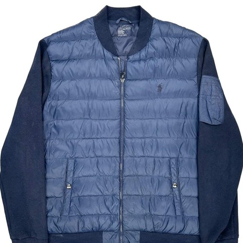 Polo By Ralph Lauren Bomber Jacket - XL Blue Polyester - Afbeelding 5 van 7