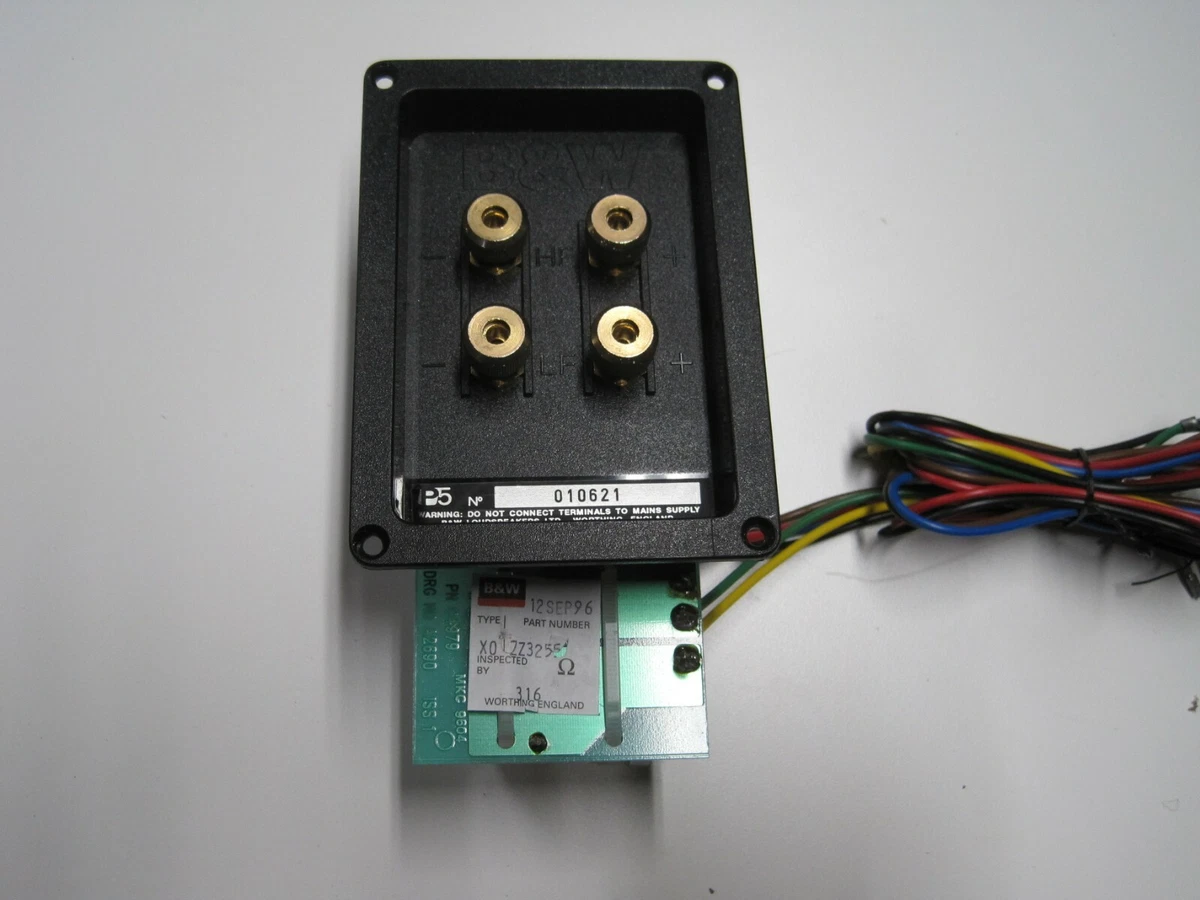 B W BOWERS WILKINS P5 CROSSOVER INPUT PLATE ZZ3255 eBay