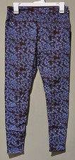 Wild Fable Women's Medium Brown  Blue Ditsy Floral Print High Waist Leggings