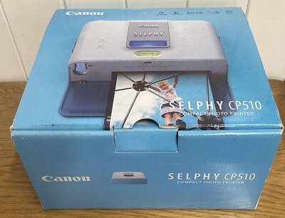 Canon SELPHY CP510 Kompakt Fotodrucker geöffnet aber unbenutzt (ohne Kamera)