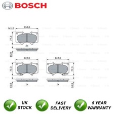 Set pastiglie freno anteriori Bosch adatte per Hilux Land Cruiser Prado Shogun Pajero