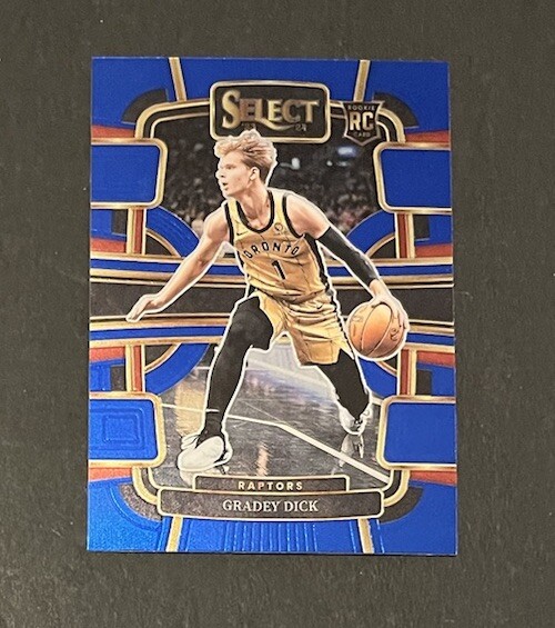 2023-24 Panini Select  #90 Gradey Dick Concourse Blue RC Rookie (QR2)