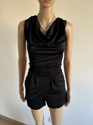 Combishort noir sans manches Morgan taille XS bon état - Photo 1/4