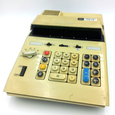 電卓 東芝 BC-1414 1970年代 Calculator Toshiba BC-1414; 1970s; Vintage; Pre-owned; Very good