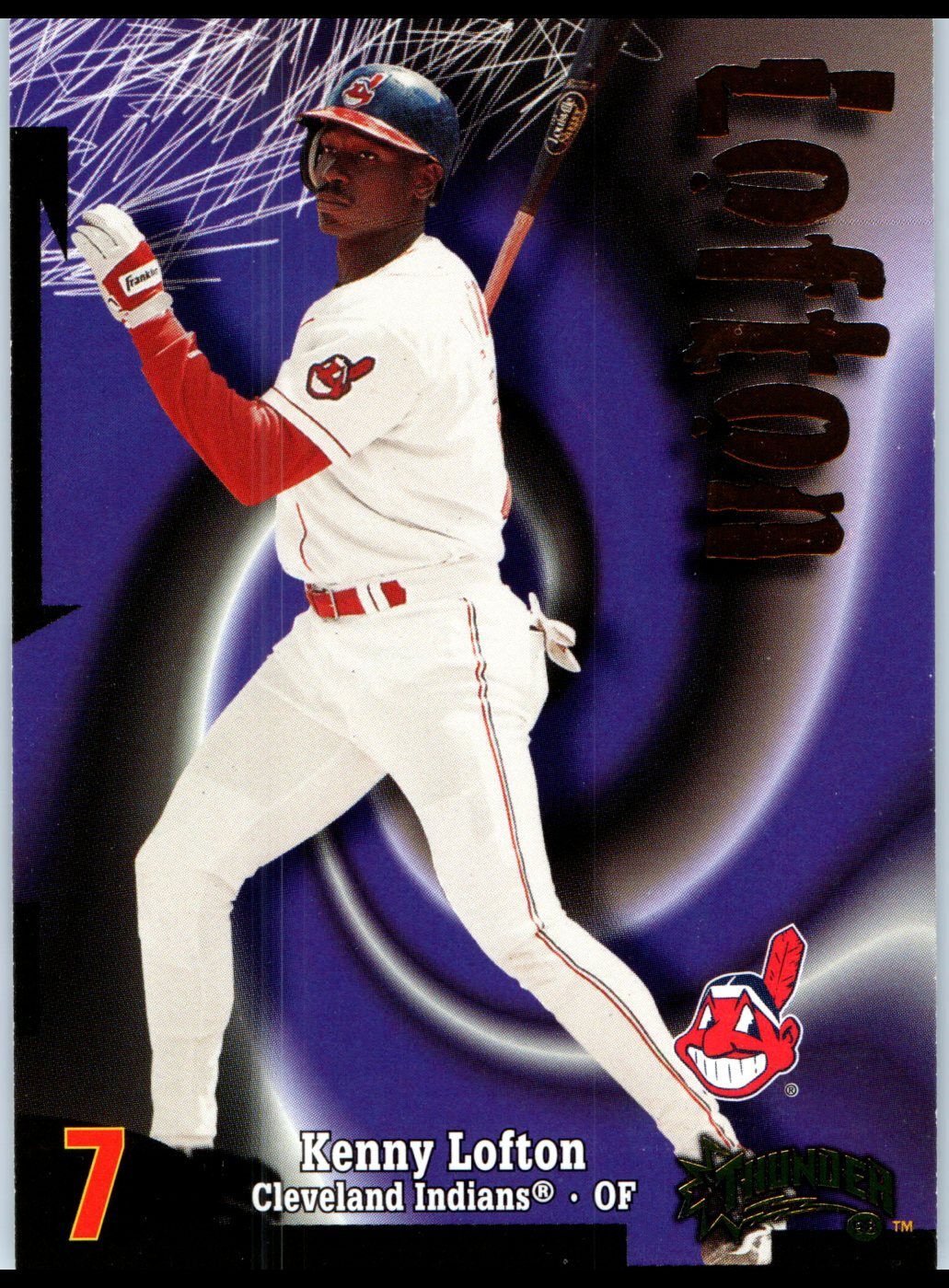 1998 Circa Thunder #7 Kenny Lofton