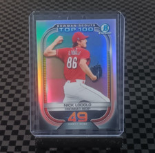Nick Lodolo 2021 Bowman Chrome Refractor Bowman Scouts Top 100 #BTP-49 Reds