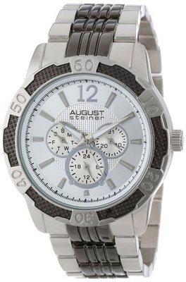 New Men's August Steiner AS8058SS Sport Quartz Multifunction Bracelet Watch $445