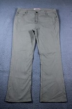 Faded Glory Jeans Womens 18 Beige High Rise Bootcut Stretch Denim 38x32