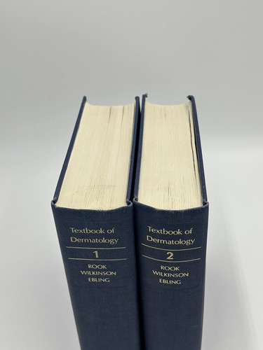TEXTBOOK OF DERMATOLOGY By Arthur D. S. Wilkinson And F. J. G. Ebling Rook 1 & 2 - Picture 3 of 16