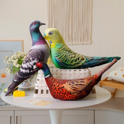 Lebensechte Textur 3D-Vogel Plüschspielzeug Gefüllte Puppe  Wohnkultur