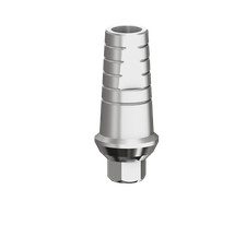 Wide Straight Titanium Abutment 5.5mm with Shoulder - Internal Hex - 10 Pack