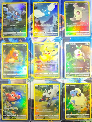 Pokémon Card Pikachu AR 9-card set. Amazon.com: Pikachu 9 Card Set - Collector Pokemon Card Lot