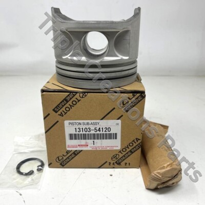Genuine Toyota 13103-54120 Piston Sub-Assy W/Pin 1310354120 OEM | eBay