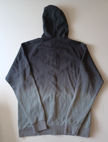 Twitch Medium Full Zip Hoodie Two Tone Dye Dipped Black Gray RARE COLORWAY - Picture 5 of 9