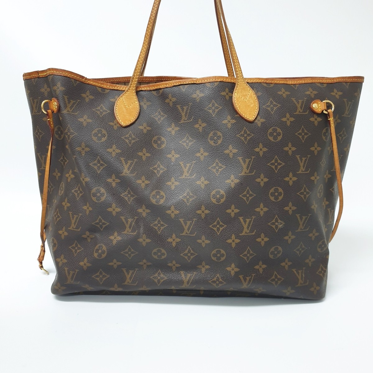 Authentic Louis Vuitton Neverfull GM Monogram M40157 Exterior