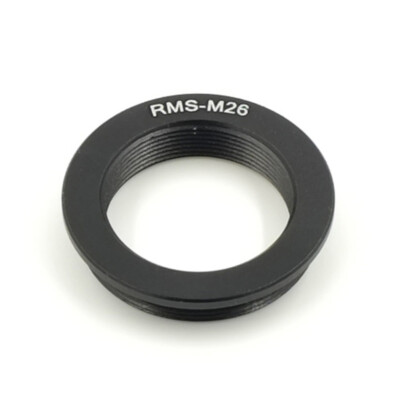 RMS-M26 Flanschadapter RMS Gewinde auf M26 x0,75 mm für Mikroskopobjektiv