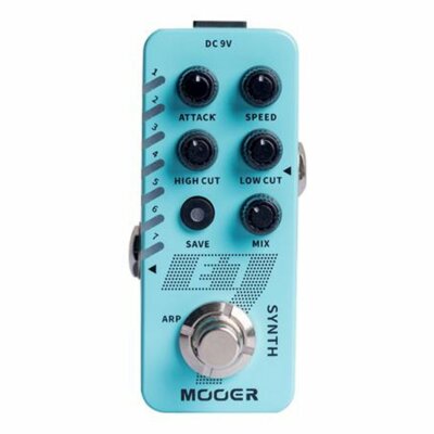 Mooer Micro Compact E7 polyphonisches Gitarren-Synthesizer-Effektpedal