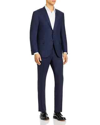 Corneliani Melange Solid Academy Fit Suit RV$2095 TAG SIZE 56R 48R