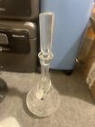 *Reduced*Vtg Crystal Glass Decanter w/Pointed Stopper W/ Scotch Label On Front