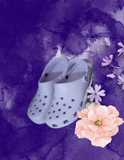 Brand New Light Purple Crocs sized 8 men's/10 women's unisex
