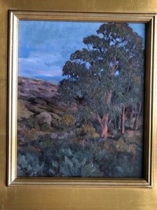 Dennis Westerling, CA artist, landscape, oil/board, signed, framed