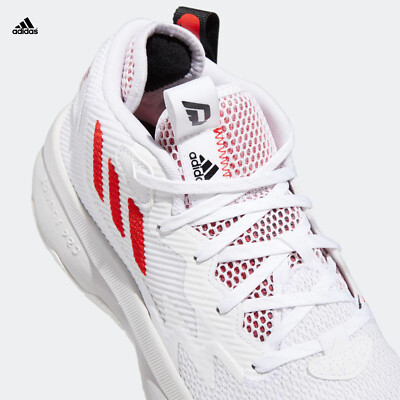 Adidas Dame 8 J 'Dame Time - White Vivid Red' Basketball