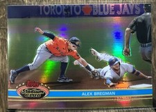 2021 Topps Stadium Club Chrome Alex Bregman 1991 Design Variation #118 Astros