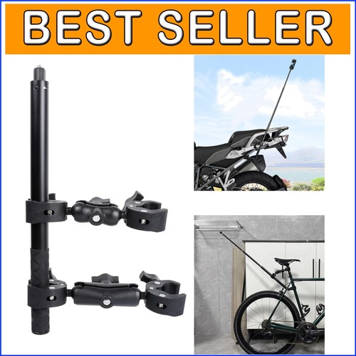 Adjustable Mounting Kit: 61" Selfie Stick with Secure Clamp for Action Cameras
