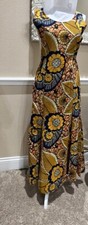 Traditional African Cultural/ Ethnic maxi Dress Size 2 Possibly Size 4