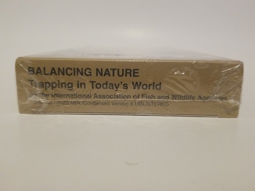 NEW 1996 Balancing Nature Trapping In Today's World VHS OOP Wildlife Documentary - Picture 4 of 7